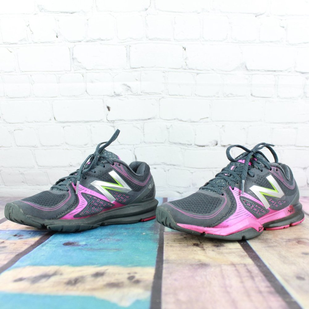 New Balance N2 Gray Purple Mesh Cross Training Running Shoes Size 6.5 - Picture 2 of 9